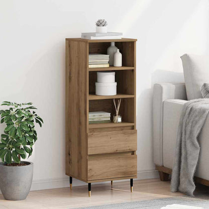 Skåp Artisan Ek med låda 40 x 36 x 110 cm
