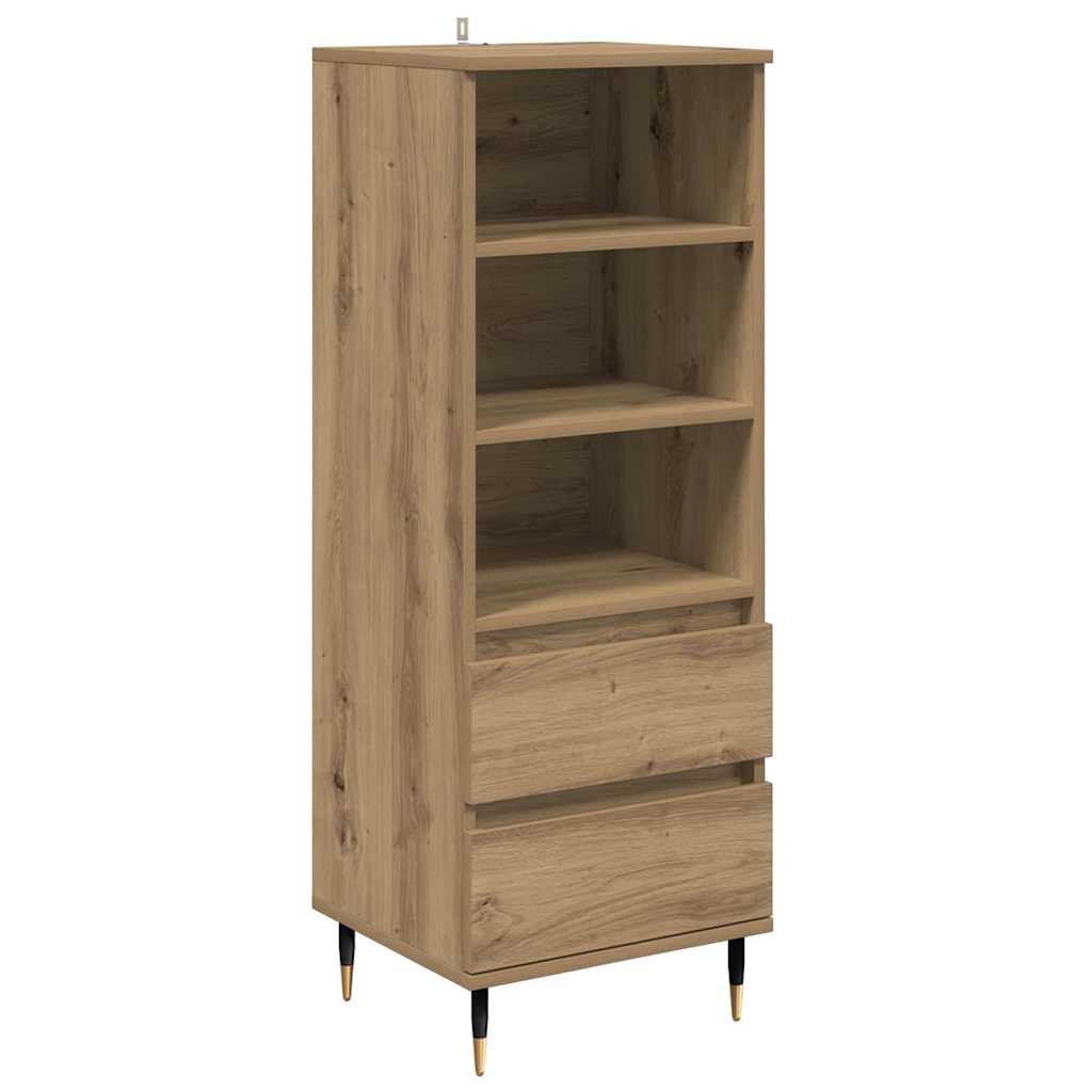 Skåp Artisan Ek med låda 40 x 36 x 110 cm