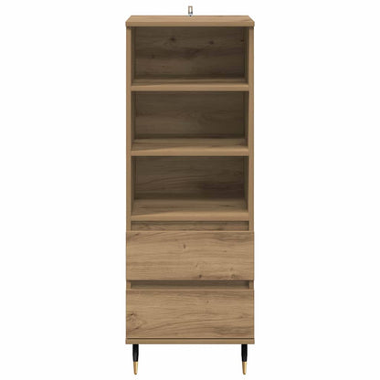 Skåp Artisan Ek med låda 40 x 36 x 110 cm