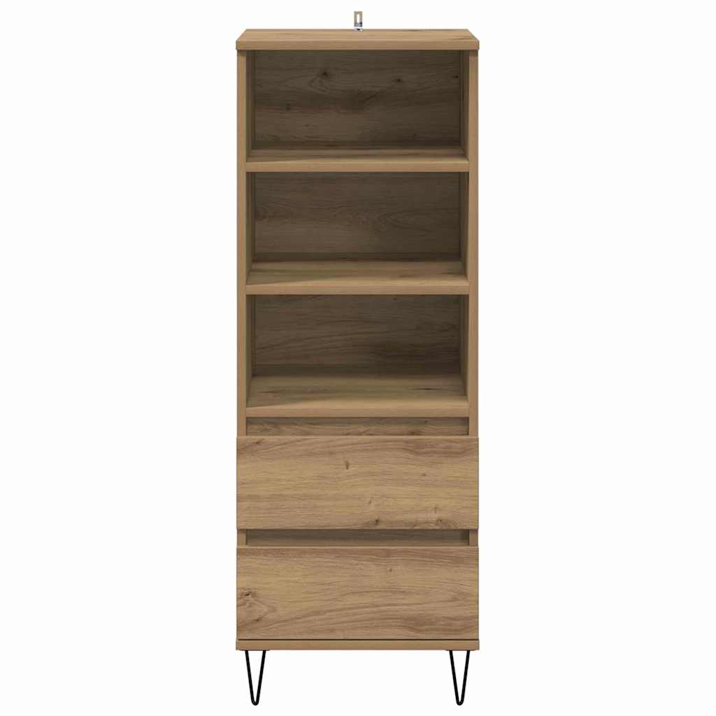 Skåp Artisan Ek med låda 40 x 36 x 110 cm