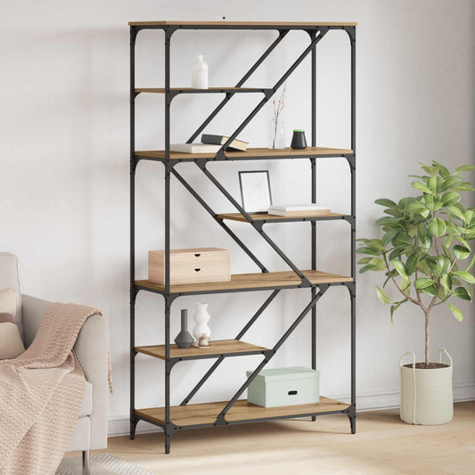 Hyllsystem Artisan Ek 91 x 36 x 176 cm Konstruerat trä