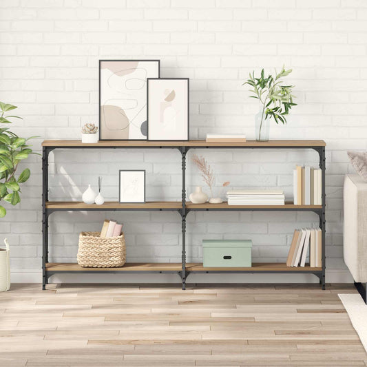 Konsolbord Artisan Ek 156 x 28 x 80,5 cm Konstruerat trä
