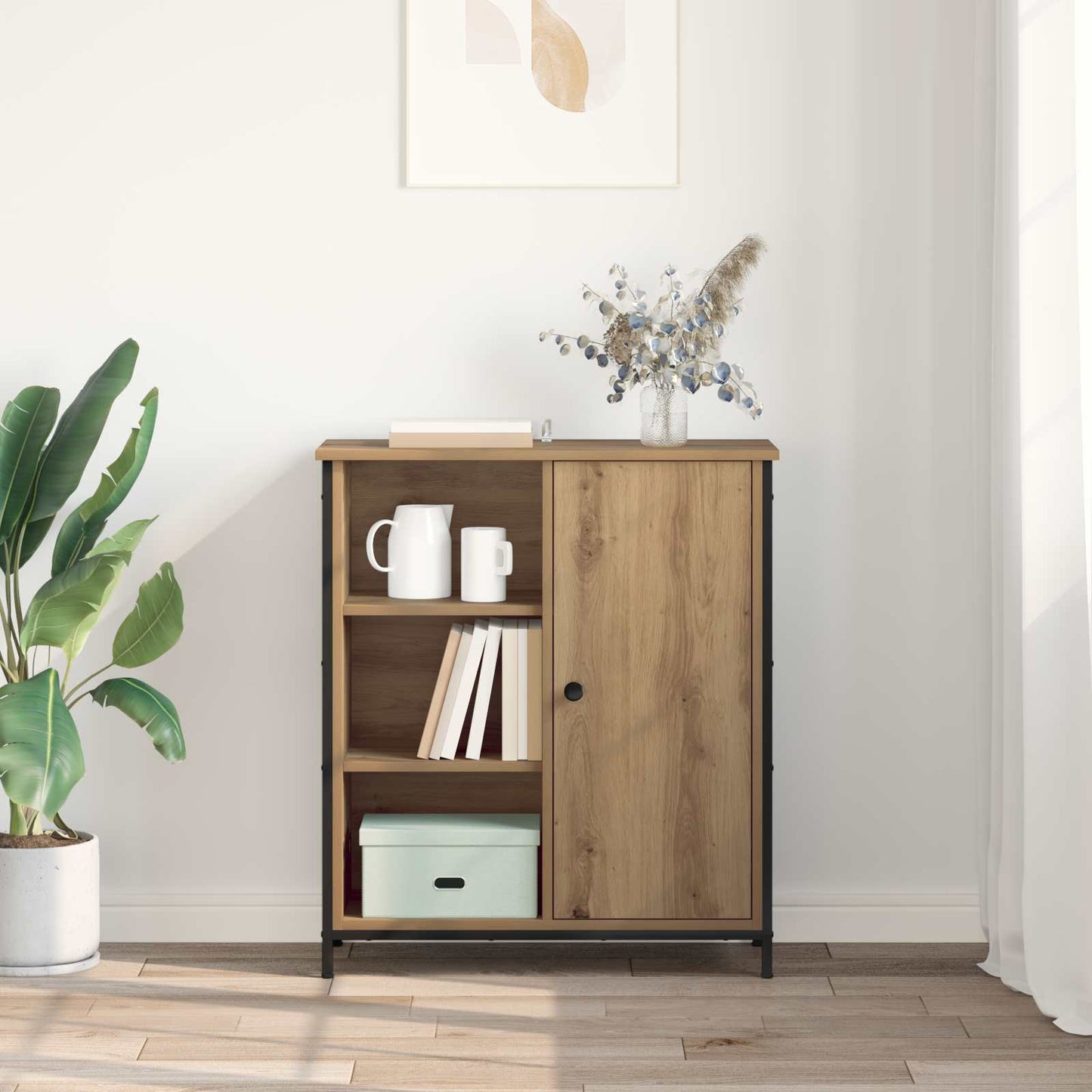 Sideboard Artisan Ek 70 x 30 x 80 cm Konstruerat trä