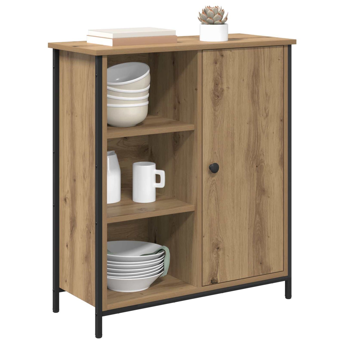 Sideboard Artisan Ek 70 x 30 x 80 cm Konstruerat trä