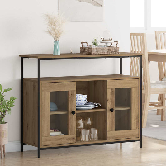 Sideboard Artisan Ek 100 x 35 x 80 cm Konstruerat trä
