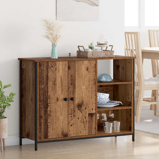 Sideboard Gammalt trä 100 x 33 x 75 cm Konstruerat trä