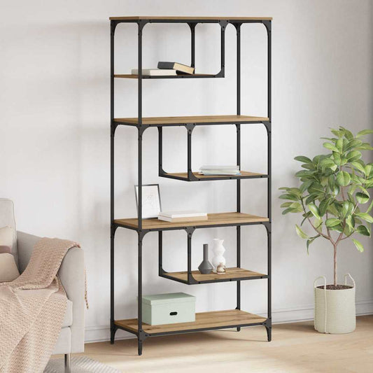 Bokhylla Artisan Ek 81 x 36 x 176 cm