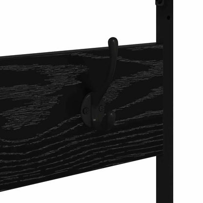 Hallmöbel Klädhängare Svart Ek 100 x 41 x 184 cm Konstruerat trä