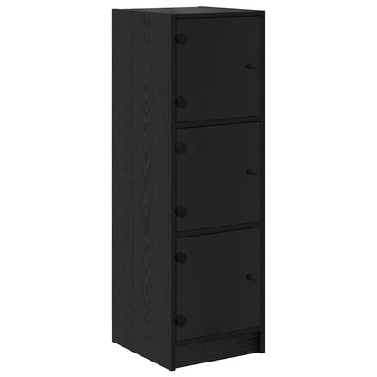 Skåp Svart Ek 35 x 37 x 109 cm