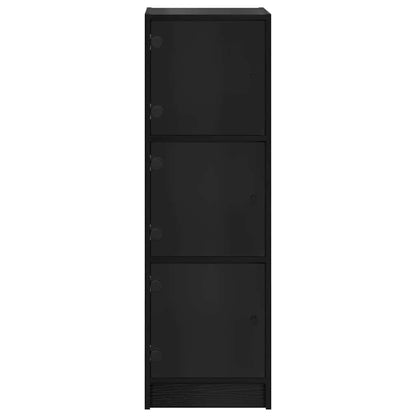 Skåp Svart Ek 35 x 37 x 109 cm