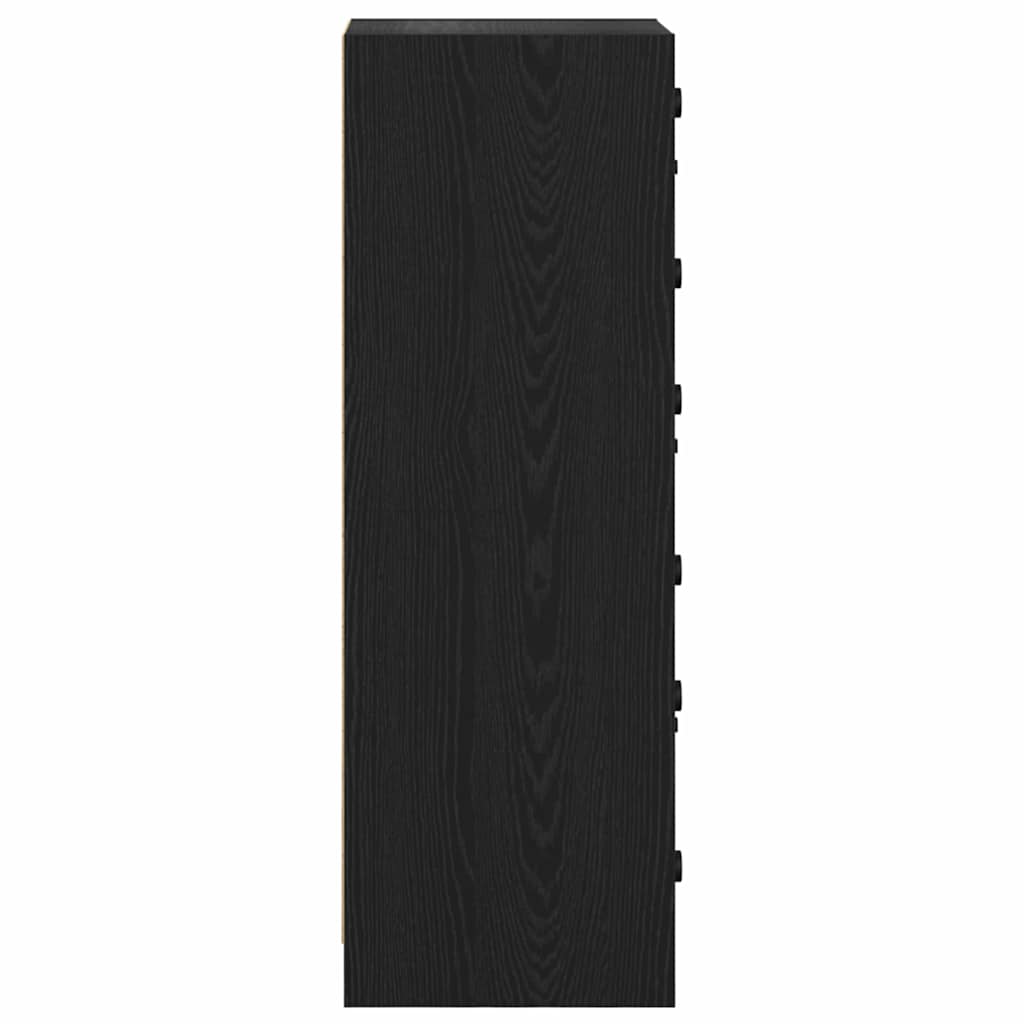 Skåp Svart Ek 35 x 37 x 109 cm