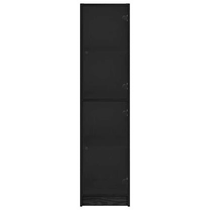 Skåp Svart Ek 35 x 37 x 142 cm