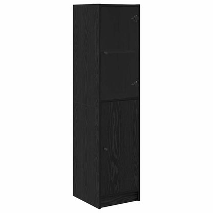 Skåp Svart Ek 35 x 37 x 142 cm