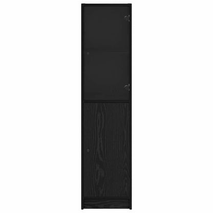 Skåp Svart Ek 35 x 37 x 142 cm