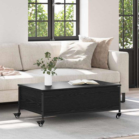 Soffbord Svart Ek 91 x 55 x 32 cm