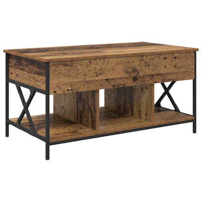 Soffbord Åldrat Trä 100 x 55 x 48.5 cm