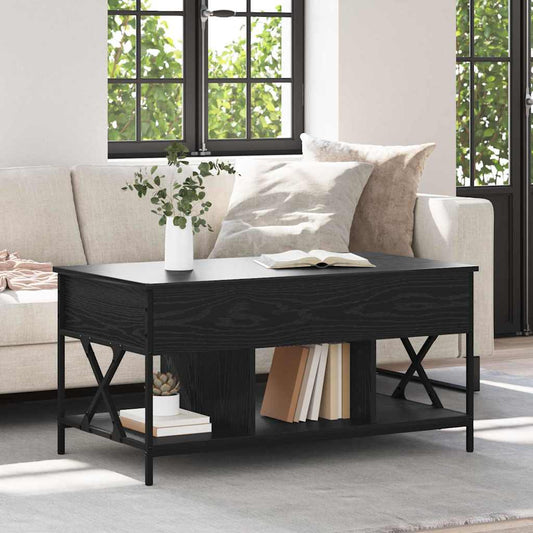 Soffbord Svart Ek 100 x 55 x 48.5 cm