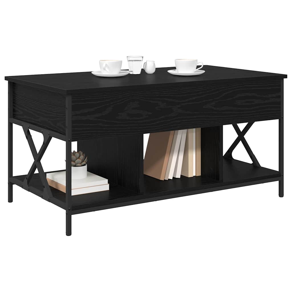 Soffbord Svart Ek 100 x 55 x 48.5 cm