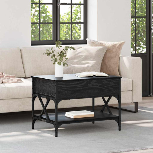 Soffbord Svart Ek 70x50x50cm