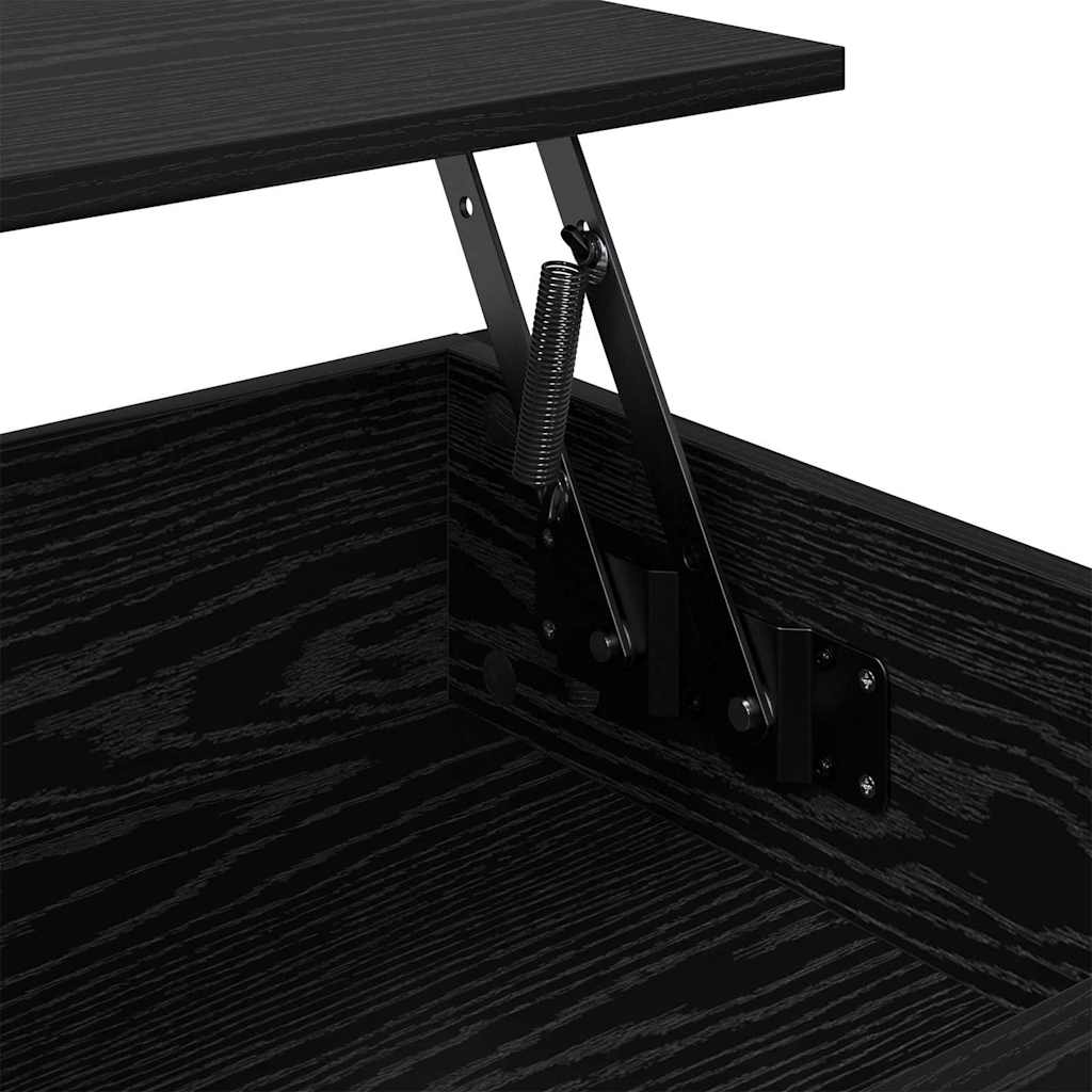 Soffbord Svart Ek 100 x 50 x 50 cm