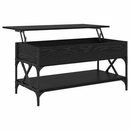 Soffbord Svart Ek 100 x 50 x 50 cm