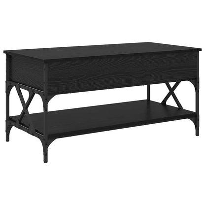 Soffbord Svart Ek 100 x 50 x 50 cm