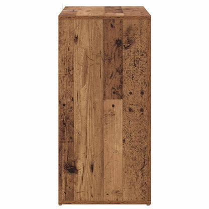Sideboard med låda Gammalt trä 59 x 39 x 80 cm Konstruerat trä