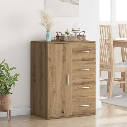 Sideboard med låda Artisan Ek 59 x 39 x 80 cm Konstruerat trä