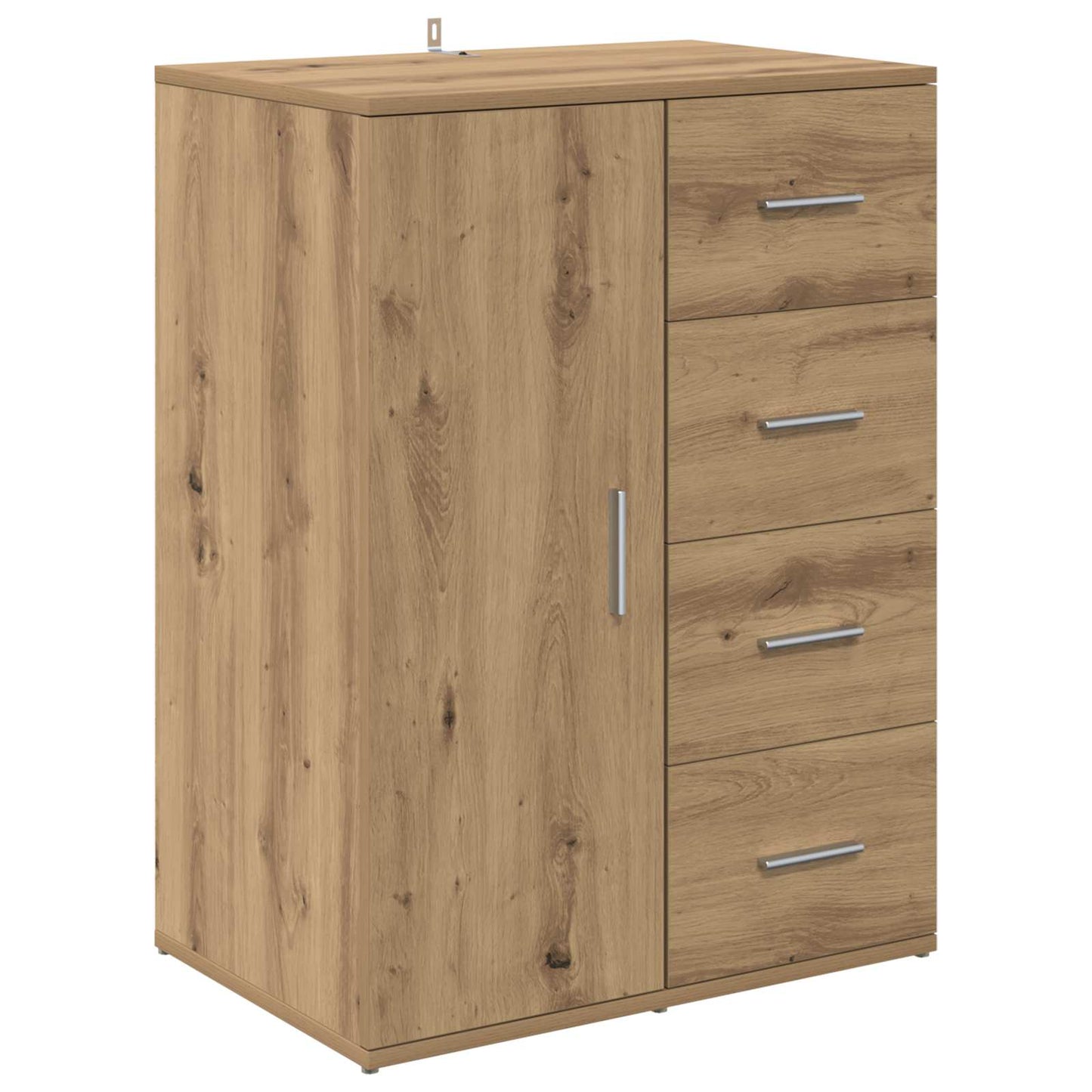 Sideboard med låda Artisan Ek 59 x 39 x 80 cm Konstruerat trä