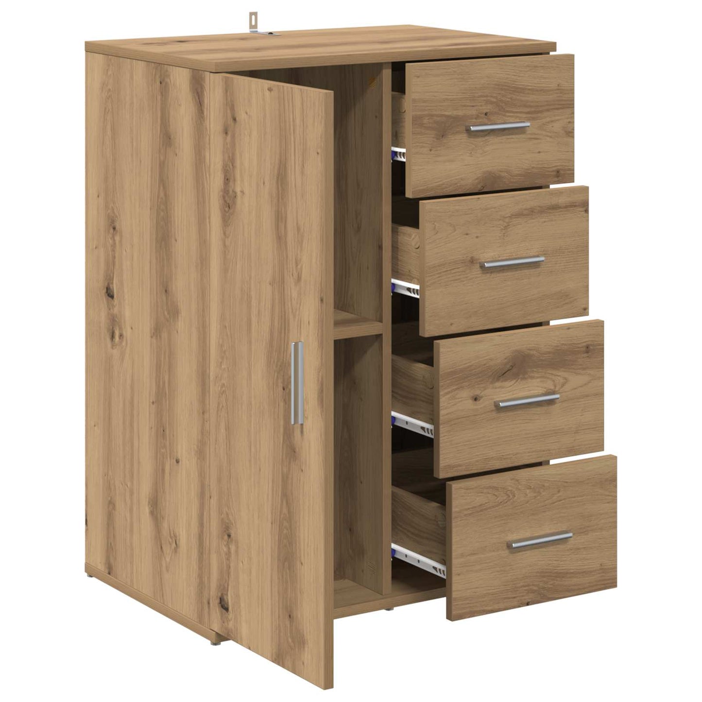 Sideboard med låda Artisan Ek 59 x 39 x 80 cm Konstruerat trä