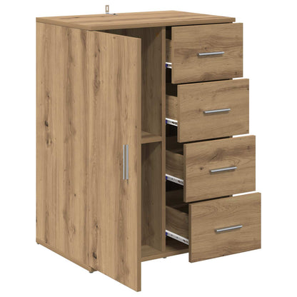Sideboard med låda Artisan Ek 59 x 39 x 80 cm Konstruerat trä