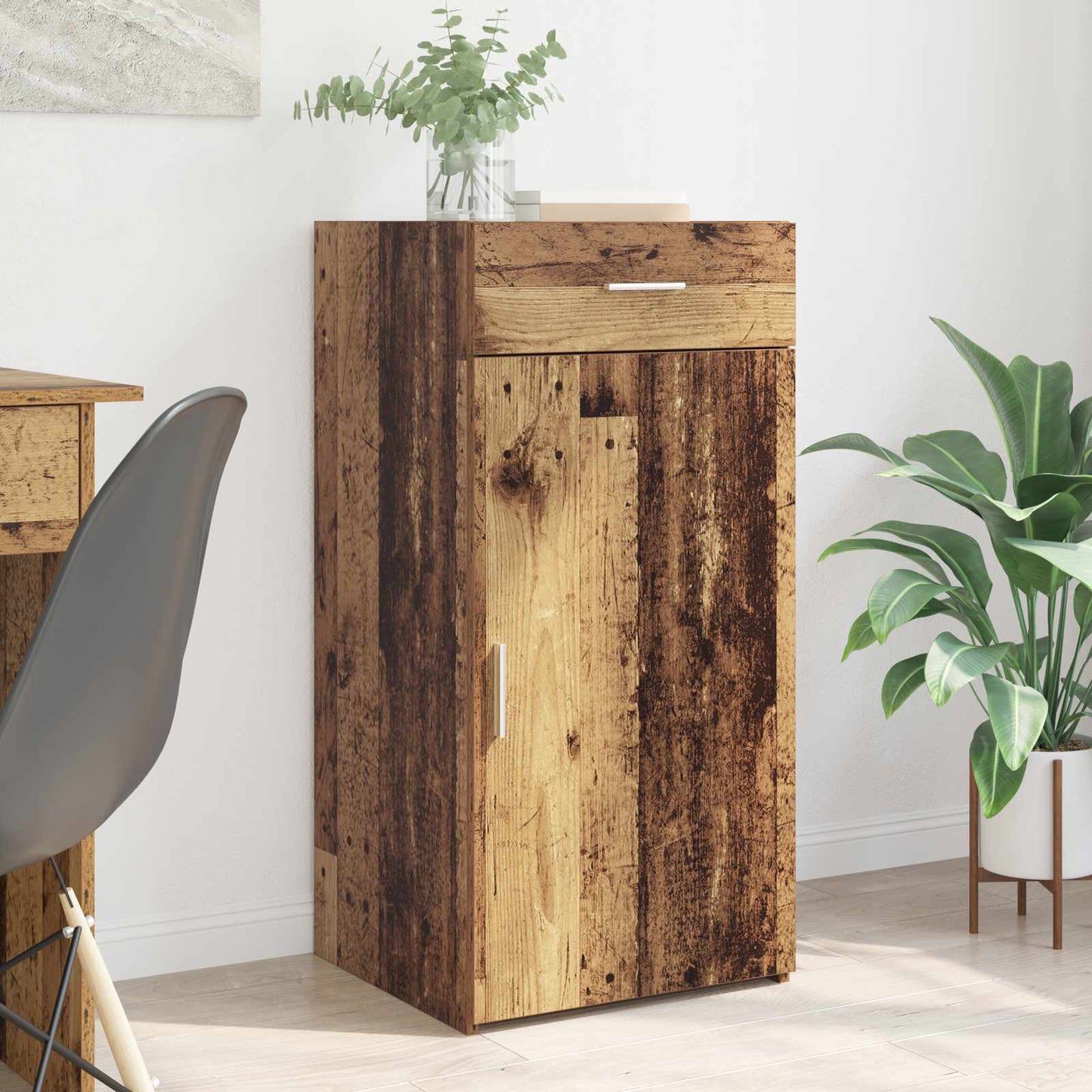 Sideboard Gammalt trä 45 x 42,5 x 93 cm Konstruerat trä