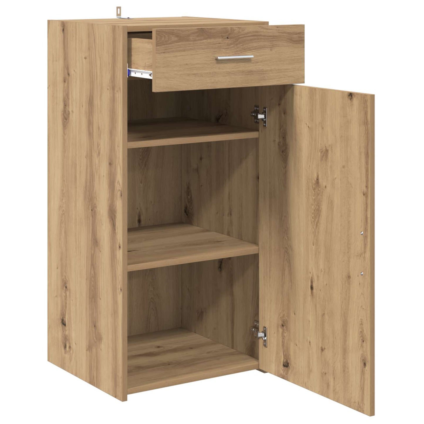 Sideboard med låda artisan ek 45 x 42,5 x 93 cm Konstruerat trä