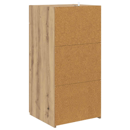 Sideboard med låda artisan ek 45 x 42,5 x 93 cm Konstruerat trä