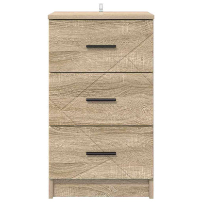 Sängbord Nattduksbord Sonoma Ek med låda 38 x 38 x 66 cm