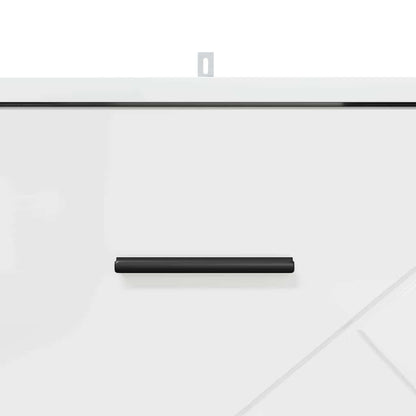 Sängbord Nattduksbord Högglans Vit 38 x 38 x 66 cm