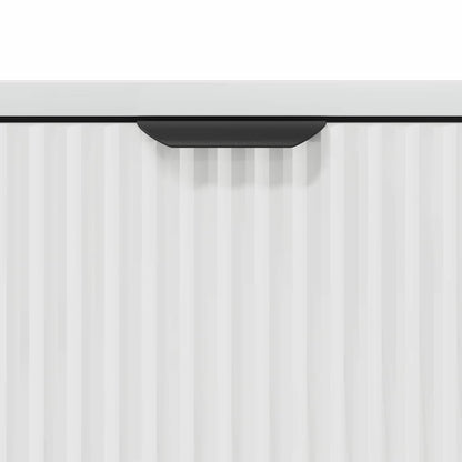 Sideboard Högblanka vita 69,5 x 33 x 82 cm Konstruerat trä