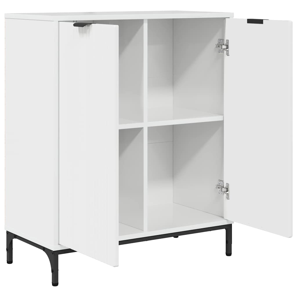 Sideboard Högblanka vita 69,5 x 33 x 82 cm Konstruerat trä