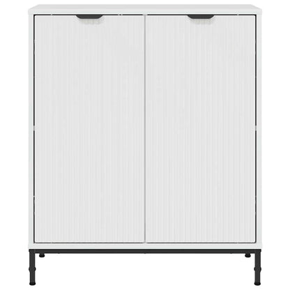 Sideboard Högblanka vita 69,5 x 33 x 82 cm Konstruerat trä
