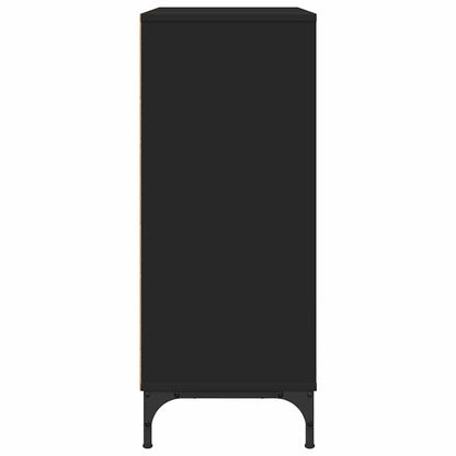 Skänk Svart med låda 79,5 x 33 x 82 cm