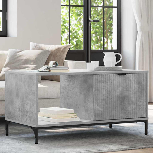 Soffbord Betonggrå 90 x 49 x 46 cm