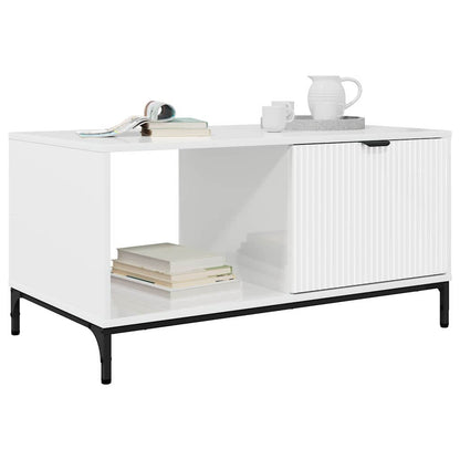 Soffbord Högglans Vit 90 x 49 x 46 cm