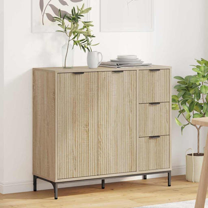 Skänk Sonoma Ek med låda 89,5 x 33 x 82 cm