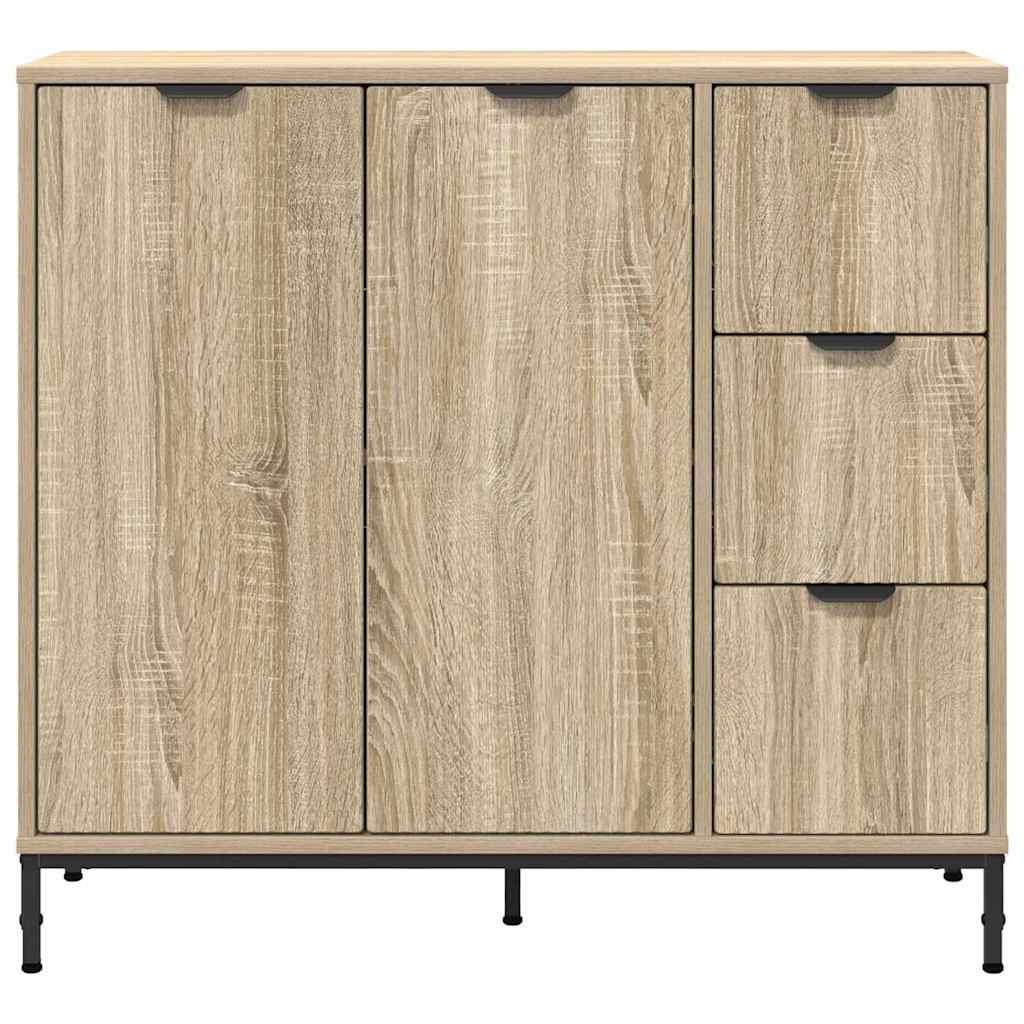 Skänk Sonoma Ek med låda 89,5 x 33 x 82 cm