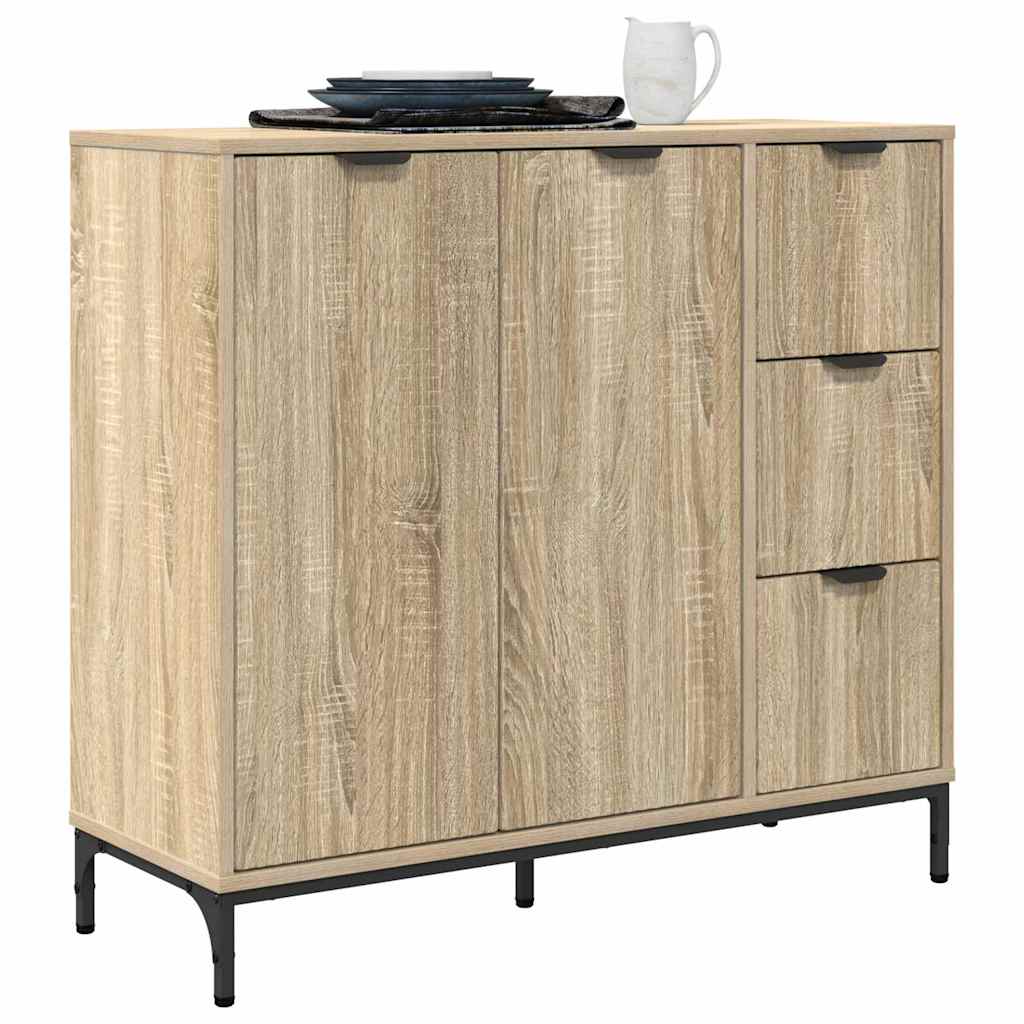 Skänk Sonoma Ek med låda 89,5 x 33 x 82 cm