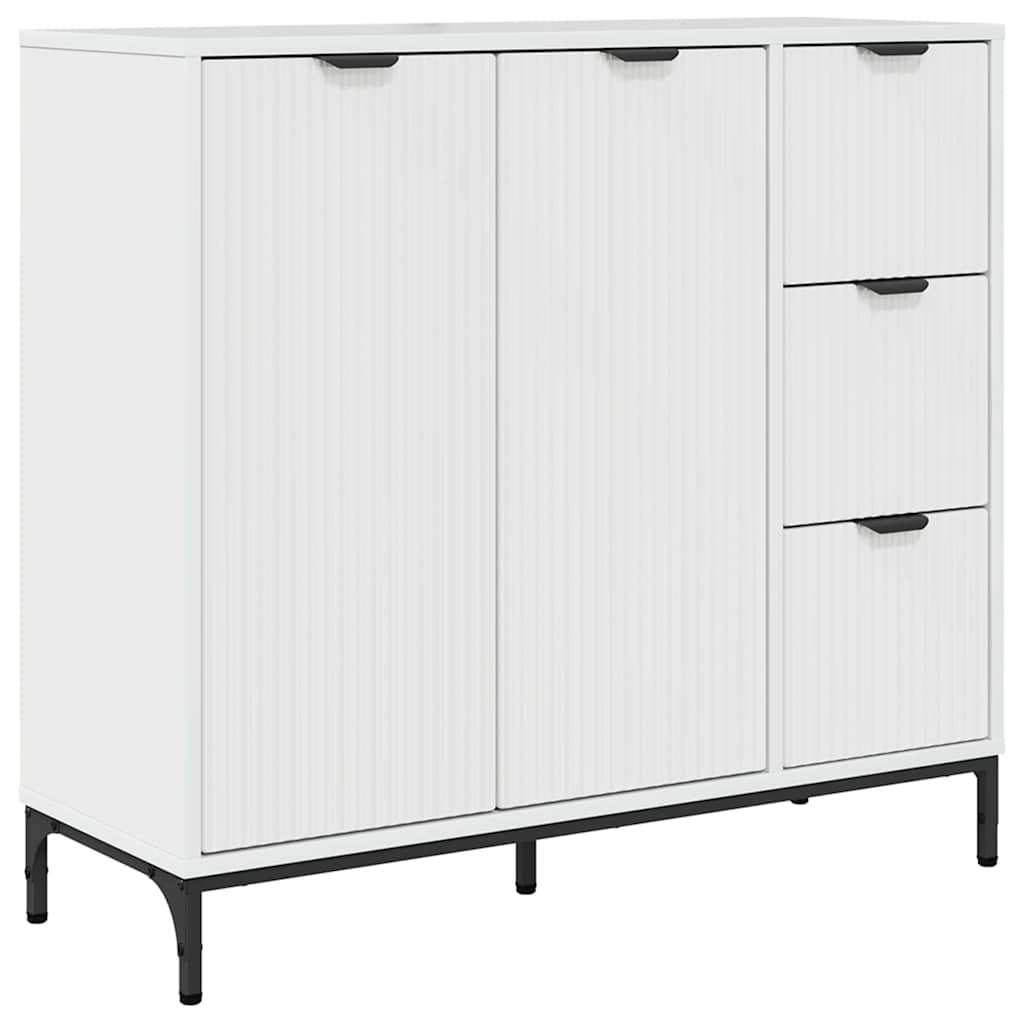 Skänk Högglans Vit 89,5 x 33 x 82 cm