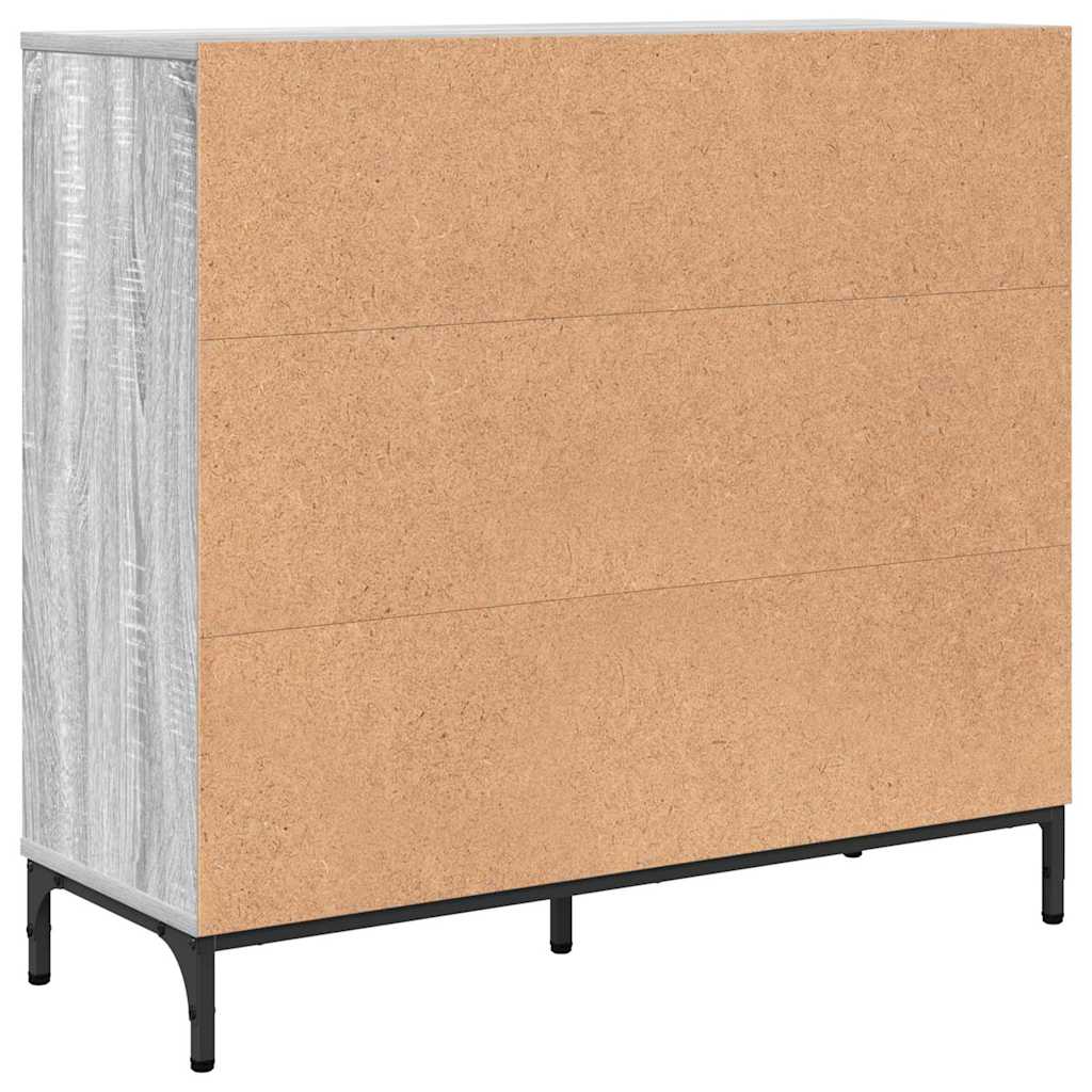 Skänk Sonoma Grå med låda 89,5 x 33 x 82 cm