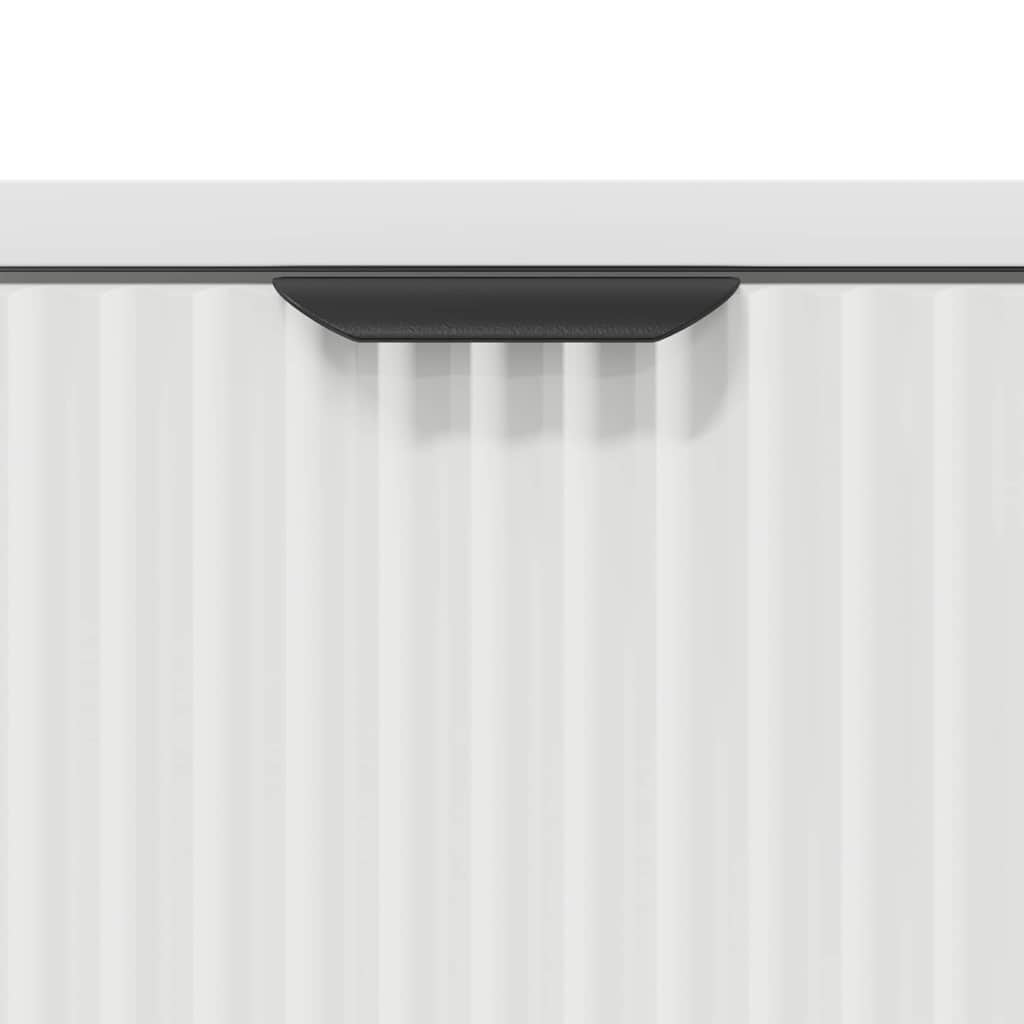 Sängbord Nattduksbord Vit med låda 63.5 x 36 x 61 cm