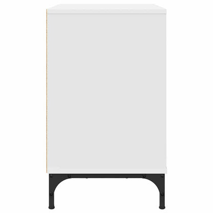 Sängbord Nattduksbord Vit med låda 63.5 x 36 x 61 cm