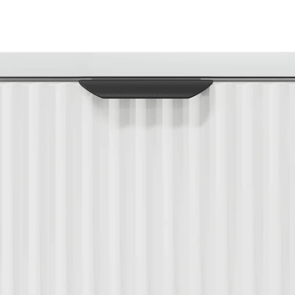 Sängbord Nattduksbord Högglans Vit 63.5 x 36 x 61 cm